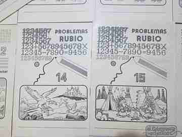 Once cuadernos de problemas. 1977. Ediciones Rubio. Valencia