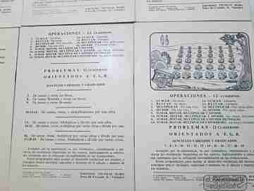 Once cuadernos de problemas. 1977. Ediciones Rubio. Valencia