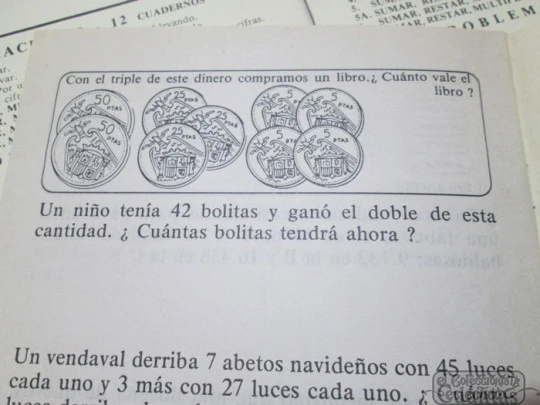Once cuadernos de problemas. 1977. Ediciones Rubio. Valencia