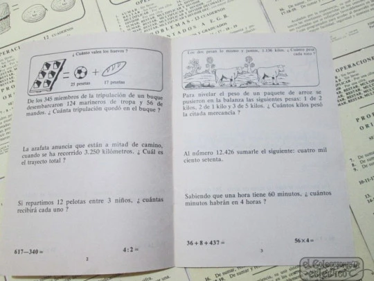 Once cuadernos de problemas. 1977. Ediciones Rubio. Valencia