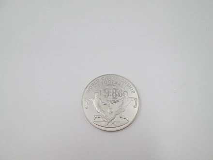 One Hundred Dollar Coin Mexico 1986 World Cup Pure Silver | El
