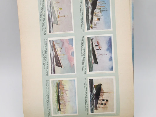 Op zeven zeeën Amerika I (In seven seas) picture card album. 1950. Holland