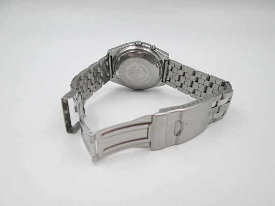 Orient Crystal 3 Stars. Acero. Dial texturizado verde. Calendario. Automático. Brazalete Orient Crystal 3 Stars. Acero. Dial texturizado verde. Calendario. Automático. Brazalete