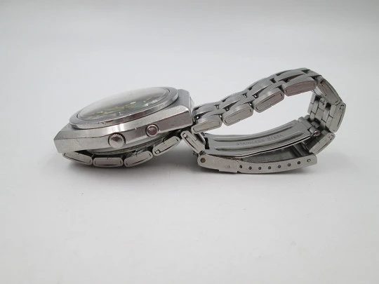 Orient Crystal 3 Stars. Acero. Dial texturizado verde. Calendario. Automático. Brazalete Orient Crystal 3 Stars. Acero. Dial texturizado verde. Calendario. Automático. Brazalete