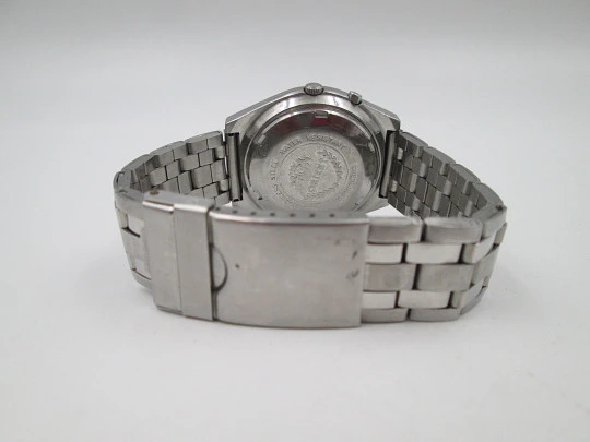 Orient Crystal 3 Stars. Acero. Dial texturizado verde. Calendario. Automático. Brazalete Orient Crystal 3 Stars. Acero. Dial texturizado verde. Calendario. Automático. Brazalete