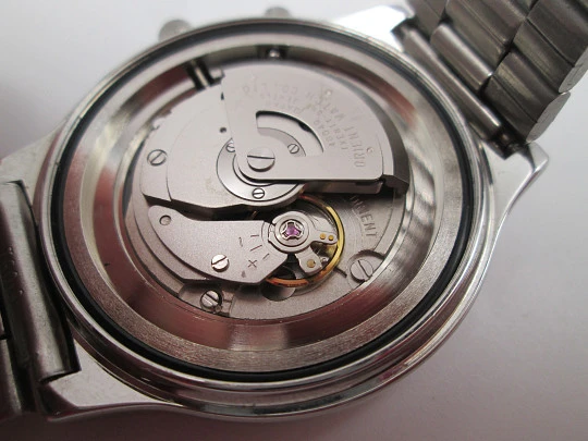 Orient Multi-Year Calendar. Acero inoxidable. Automático. Brazalete. Japón. 1980