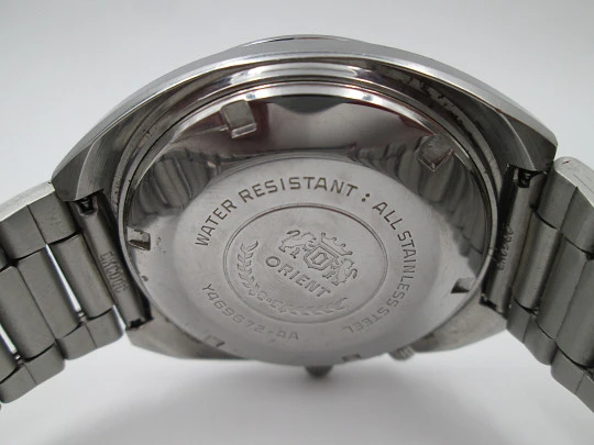 Orient Multi-Year Calendar. Automatic. Stainless steel. Bracelet. 1970's. Japan