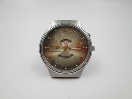 Orient Multi Year Calendar Automatic Stainless Steel 1980s | El