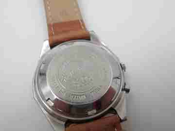Orient. Acero inoxidable. Automático. Dial tornasolado. Calendario. 1970. Japón