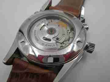 Oris Classic XXL Worldtimer. Automatic. Stainless steel. White dial. Original box. 2011's
