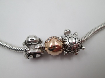 pandora 925 sterling silver necklace 