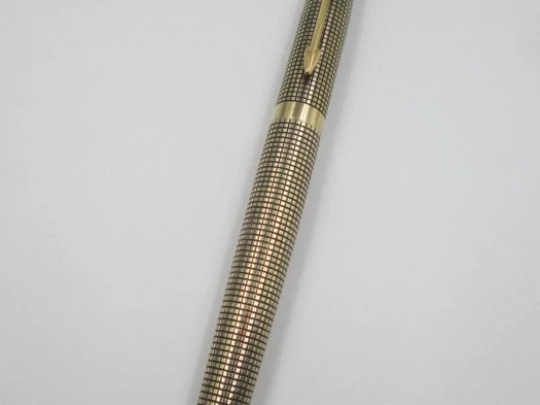 Parker 75 Cisele. Plata ley vermeil. 1970. EEUU. Plumín oro 14K