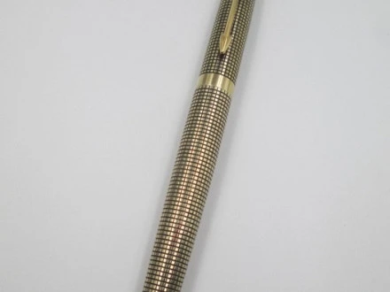 Parker 75 Cisele Sterling Silver Vermeil 1970s 14k Gold Nib | El