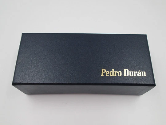 Pedro Duran baby rattle. 925 sterling silver. Flowers & vegetable motifs. Box. 1990's