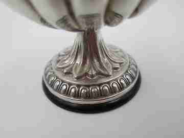 Pedro Durán salt shaker / sugar bowl. Shell with cherub. 925 sterling silver. 1980's