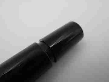 Pelikan Classic M100 fountain pen. Black resin and gold plated. Piston filler system. 1990's