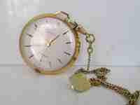 Pendant watch Kienzle. Gold plated. 1960's. Manual wind. Germany