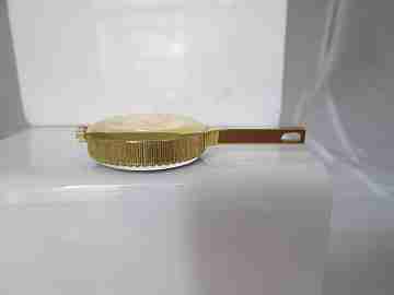 Pendant watch Lucerne. Golden metal. Mirror. Manual wind