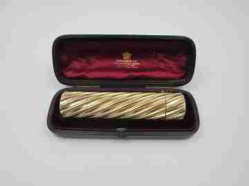 Perfumador mujer. Sampson Mordan. 1887, Londres. Plata vermeil