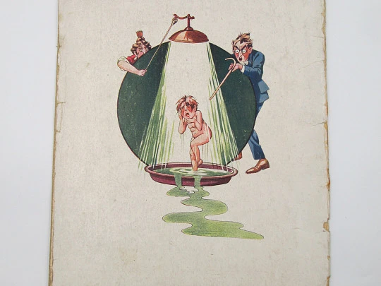 Pirulete en vacaciones. Ramón Sopena. Dibujos Asha. Cuentos color. 1930