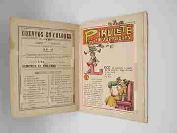 Pirulete on holidays. Ramón Sopena. Asha drawings. Color stories. 1930's