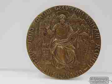 Pope Paul VI. Second Vatican Ecumenical Council. Bronze