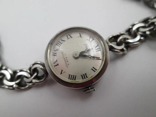 Preziosa women's mechanical watch with bracelet. Sterling silver. GUB Glashütte. 1960's Preziosa women's mechanical watch with bracelet. Sterling silver. GUB Glashütte. 1960's