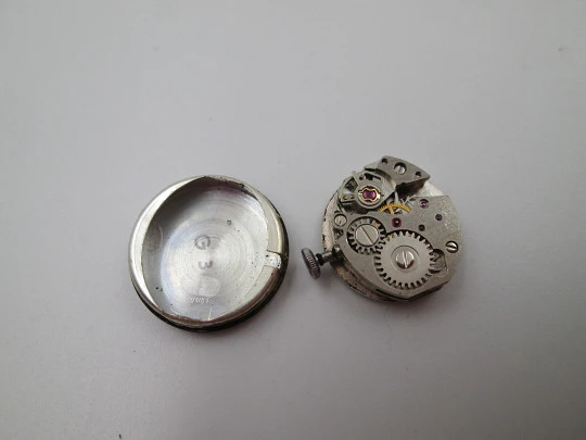 Preziosa women's mechanical watch with bracelet. Sterling silver. GUB Glashütte. 1960's Preziosa women's mechanical watch with bracelet. Sterling silver. GUB Glashütte. 1960's