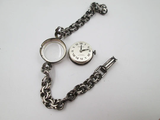 Preziosa women's mechanical watch with bracelet. Sterling silver. GUB Glashütte. 1960's Preziosa women's mechanical watch with bracelet. Sterling silver. GUB Glashütte. 1960's