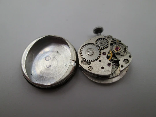 Preziosa women's mechanical watch with bracelet. Sterling silver. GUB Glashütte. 1960's Preziosa women's mechanical watch with bracelet. Sterling silver. GUB Glashütte. 1960's