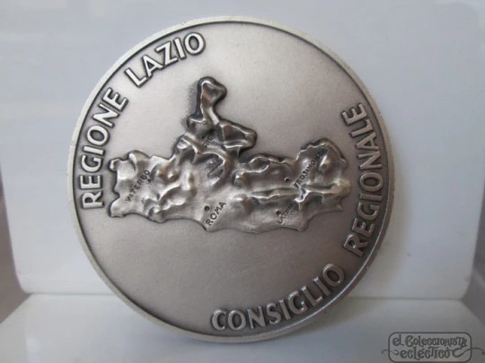 Primera Elección Consejo Regional Lazio. Italia. 1970. Esmalte y bronce