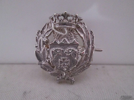 Professional emblem. Sterling silver. Military health. 1980's