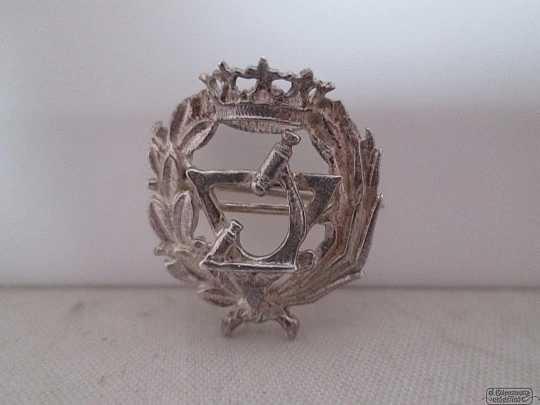 Professional emblem. Sterling silver. Optics. 1980's. Spain