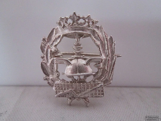 Professional emblem. Sterling silver. Trade. 1980's. Spain