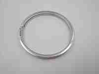 Pulsera mujer doble aro. Plata de ley 925 milésimas. Bayanihan. EEUU. 1980