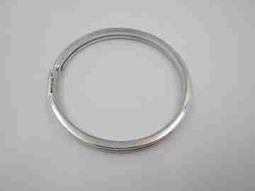 Pulsera mujer doble aro. Plata de ley 925 milésimas. Bayanihan. EEUU. 1980