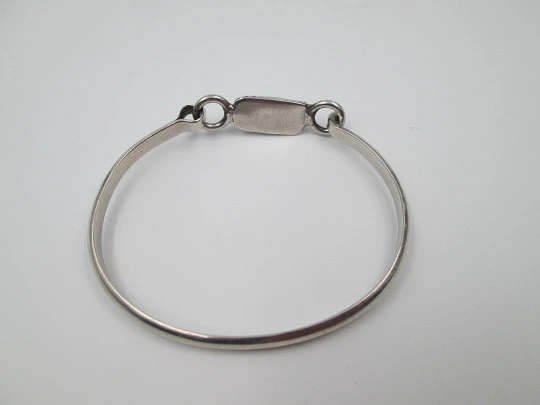 Pulsera para mujer. Plata ley 925 milésimas y turquesa rectangular. México. 1980