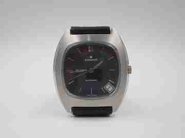 Radiant Blumar. Stainless steel. Automatic. 1970's. Calendar. Strap