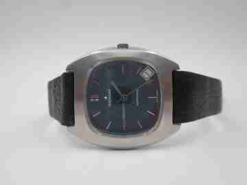 Radiant Blumar. Stainless steel. Automatic. 1970's. Calendar. Strap