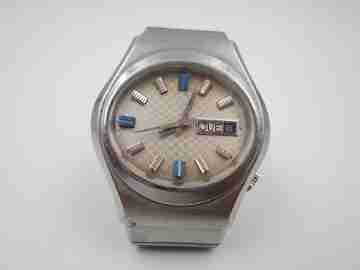 Radiant Blumar. Stainless steel. Automatic. Calendar. Bracelet. 1970's