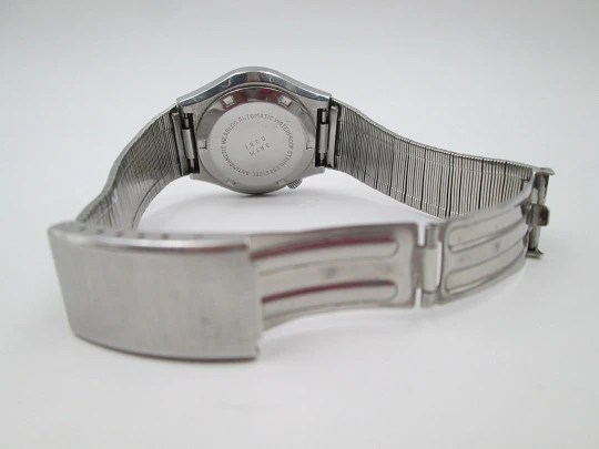 Radiant Blumar. Stainless steel. Automatic. Calendar. Bracelet. 1970's