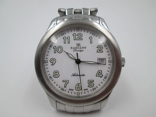 Radiant Prestige. Automatic. Calendar. Stainless steel. Bracelet. 2010's