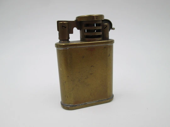 Rare Jack Daniels advertising petrol lighter. Solid brass. 1980's