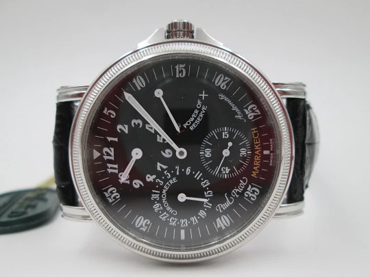 Rare Paul Picot Marrakech 1100. Stainless steel. Automatic. Power reserve. 2003 Rare Paul Picot Marrakech 1100. Stainless steel. Automatic. Power reserve. 2003