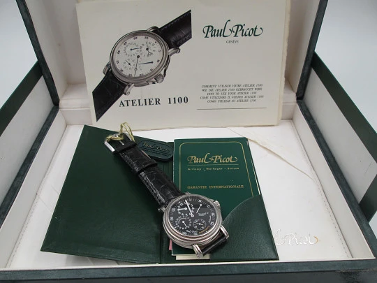 Rare Paul Picot Marrakech 1100. Stainless steel. Automatic. Power reserve. 2003 Rare Paul Picot Marrakech 1100. Stainless steel. Automatic. Power reserve. 2003