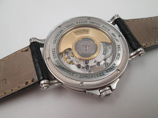 Rare Paul Picot Marrakech 1100. Stainless steel. Automatic. Power reserve. 2003 Rare Paul Picot Marrakech 1100. Stainless steel. Automatic. Power reserve. 2003