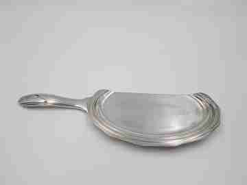 Recogemigas de mesa. Alpaca blanca. Bouillet & Bourdelle. Francia. 1930