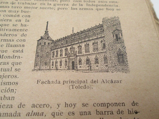 Recuerdos de España. El Pensamiento Infantil. Saturnino Calleja. Libro Lectura. 1910