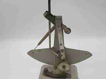 Regent letter scale / Table scale. Metal & enamel. Jakob Maul GmbH. 1960's