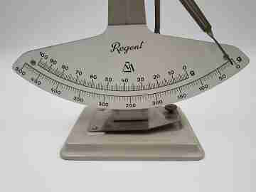 Regent letter scale / Table scale. Metal & enamel. Jakob Maul GmbH. 1960's
